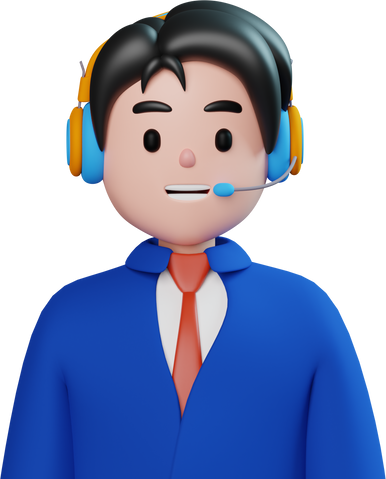 3d male customer call service